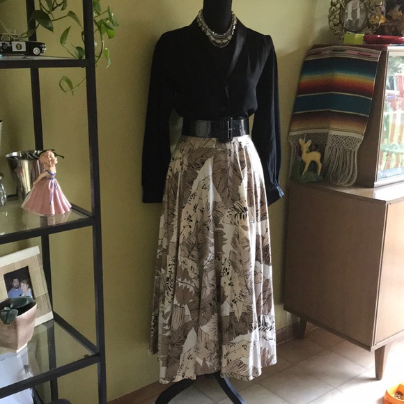 Vintage Evan Picone long circle skirt - Picture 1 of 5